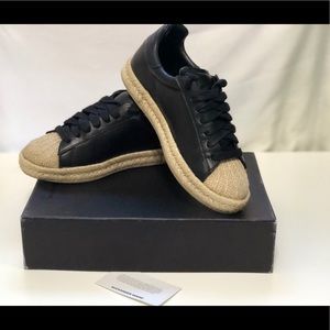 Alexander Wang Rían Leather Espadrille Sneakers